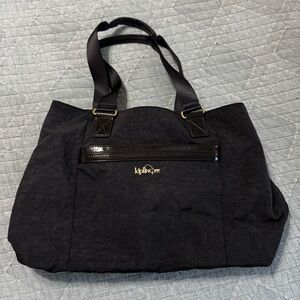 Kipling Kellyn Large Tote Satchel Crossbody Bag black
